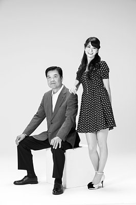 元西武監督・伊原春樹さんと娘の伊原夏菜さん