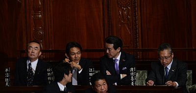 議場でひと際ホットなコーナー