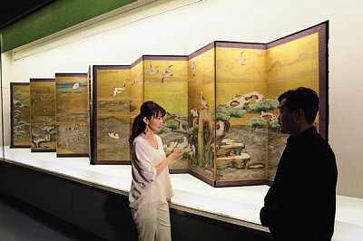 狩野山雪筆『雪汀水禽図屏風』の魅力は