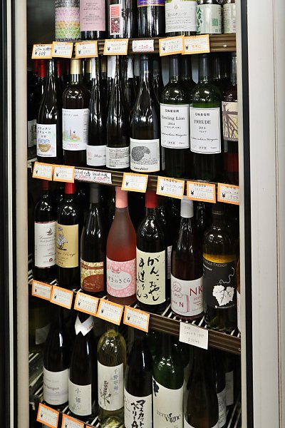 日本ワインを置いてある酒店は少ない