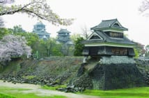 熊本地震から1年復興願う被災地の桜