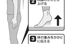 糖尿病や認知症予防の“かかと落とし”　早めの開始を推奨