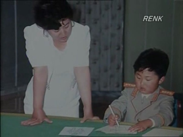 幼き日の金正恩と母・高ヨンヒ　RENK提供