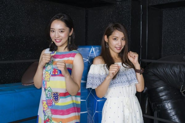 神部美咲（左）と蒼怜奈