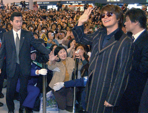 2004年4月に初来日したペ・ヨンジュン