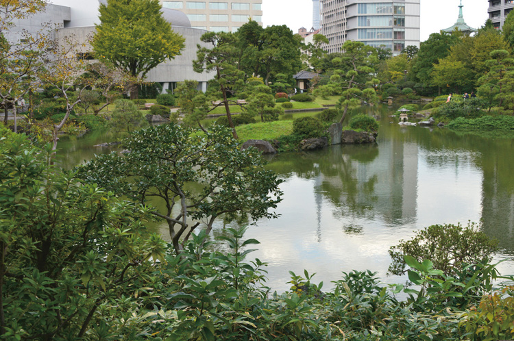 安田財閥の旧安田庭園