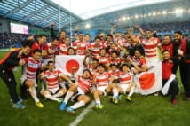 4年前の歓喜は再びなるか（c）JRFU 2015,photo by H.Nagaoka（時事通信フォト）