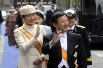 オランダ国王の即位式に出席され、国際親善を果たされた（2013年、オランダ・アムステルダム／時事通信フォト）