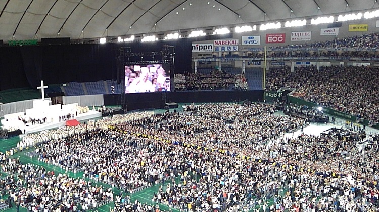 東京ドームが満員に