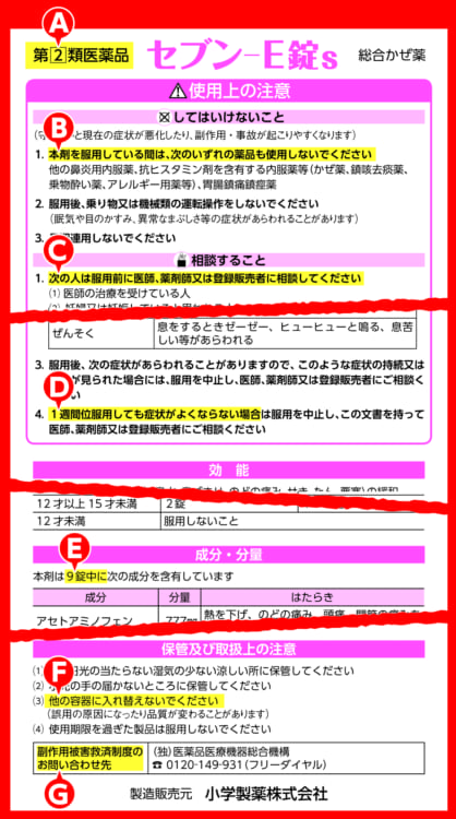 医薬品の添付説明書でチェックするべきポイントは？