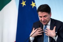 イタリアのコンテ首相（Avalon時事）