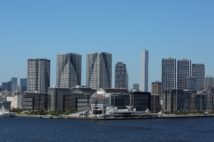 タワマンが建ち並ぶ晴海、勝どき、月島方面の東京・湾岸エリア（時事通信フォト）