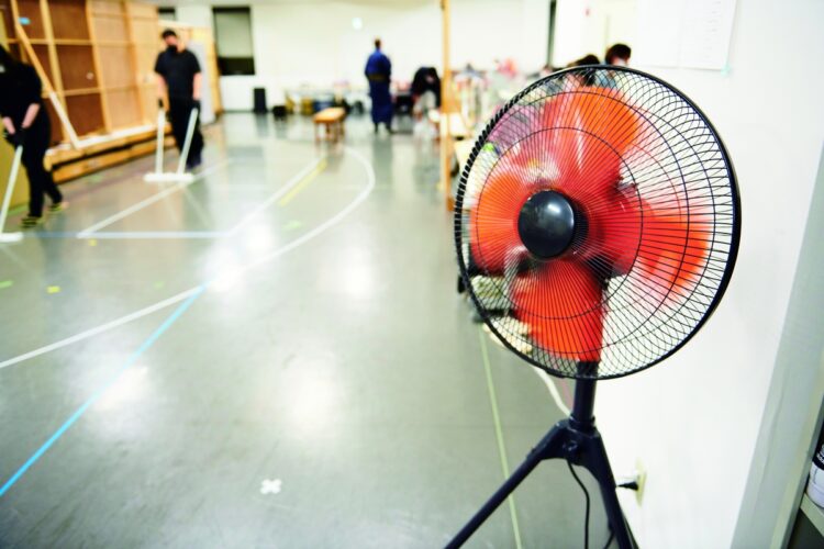 空気の入れ替えも徹底