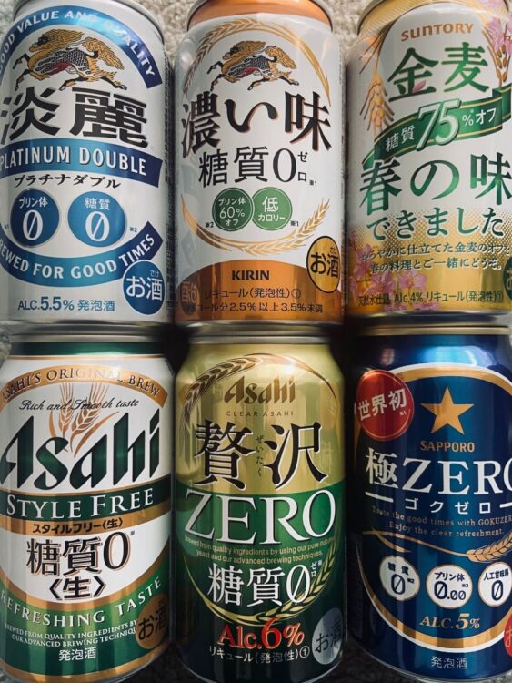 発泡酒や第三のビールでは既に激しい市場争いとなっている糖質オフ商品