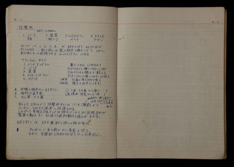 攻撃時のサイン。相手がサインを使った時に見破る方法も書かれている