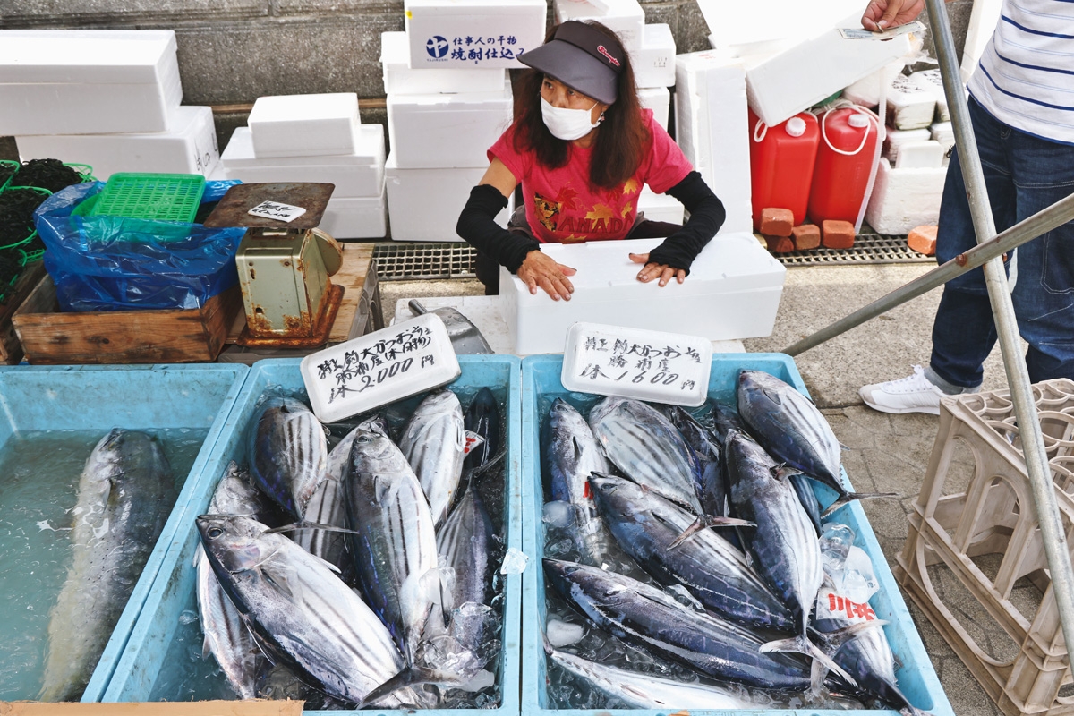 千葉 勝浦朝市 代々受け継がれる露店には鮮魚から野菜までが並ぶ Newsポストセブン