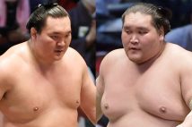 横綱・白鵬、大関・照ノ富士