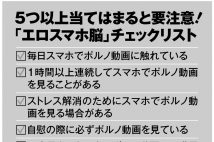 スマホアダルト動画依存症からの脱却 医師は モノクロ 消音 を推奨 Newsポストセブン