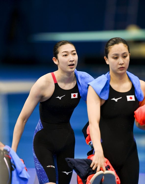 渡部香生子と（2021年。写真／JMPA）