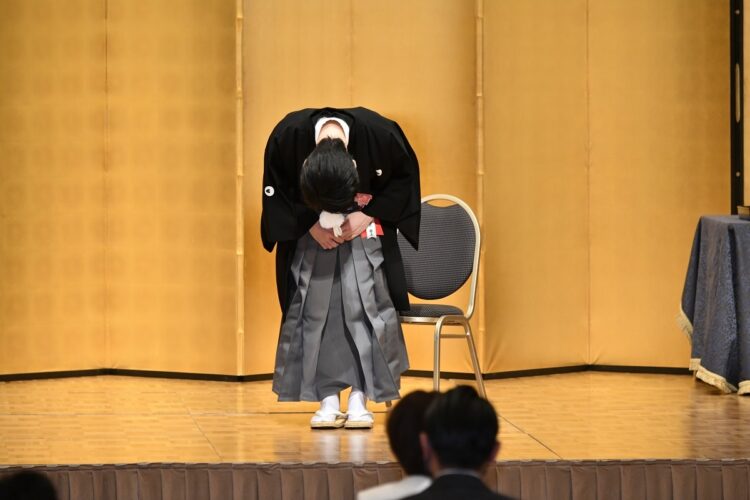礼儀正しい藤井聡太八冠（2021年。JMPA）