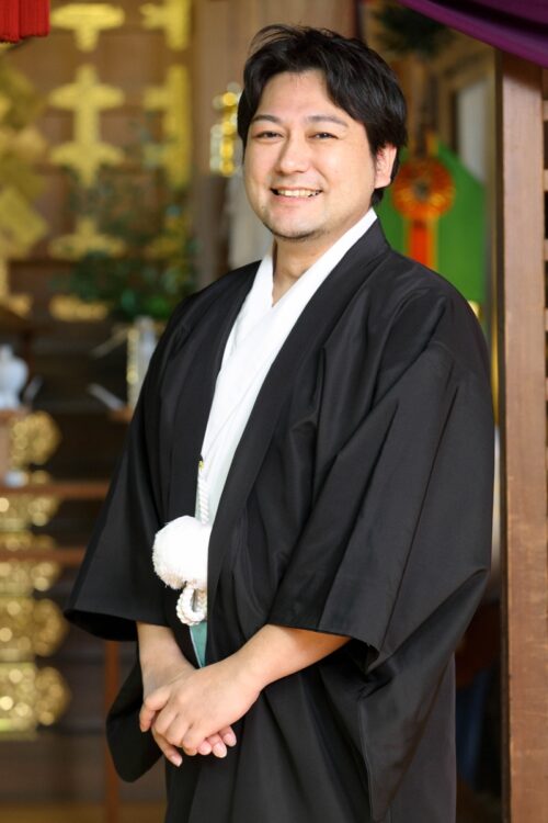 宮戸神社の高橋陽一さん