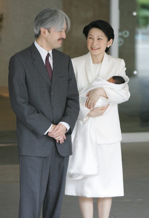 秋篠宮さま以来、41年ぶりの男性皇族の誕生だった（2006年9月、東京・港区）