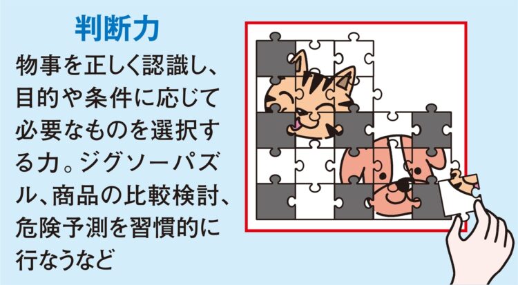 6つの認知機能を強化する活動【判断力】