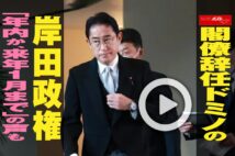 【動画】閣僚辞任ドミノの岸田政権「年内か、来年1月まで」の声も