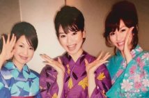 左から松丸友紀アナ、前田真理子アナ、亀井アナ