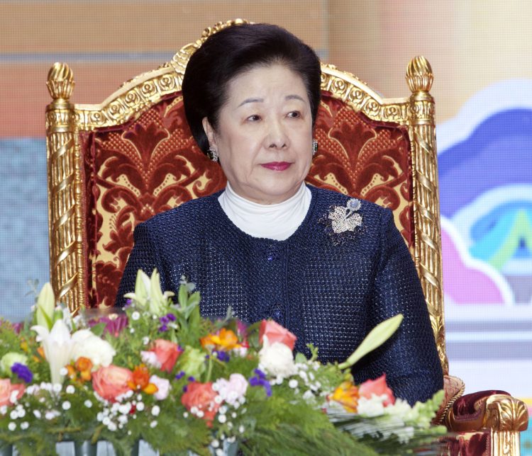 韓鶴子総裁（写真／EPA＝時事）