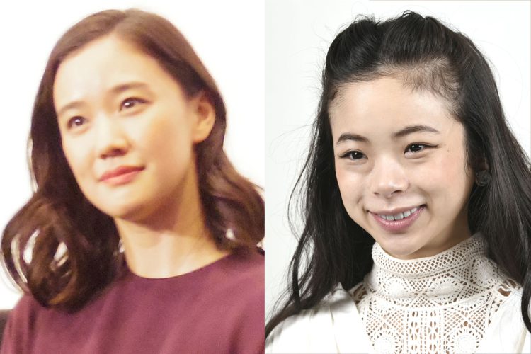 『ブギウギ』に出演する蒼井優（左）と趣里（写真／共同通信社）