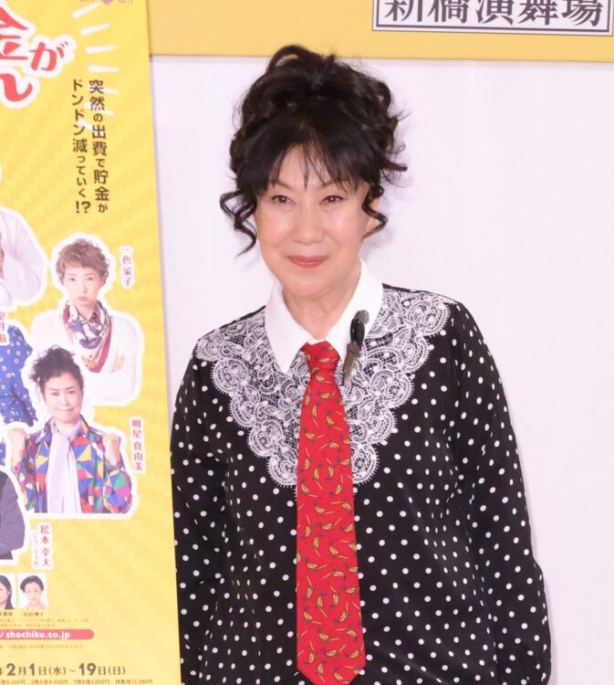『花子とアン』（2014年）で、ヒロイン役の吉高由里子（35才）の母親を演じた室井滋だ。