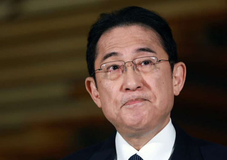 対応に追われる岸田文雄・首相（時事通信フォト）