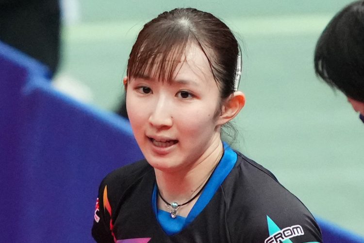 日本の女子シングルス選手のなかでも頭一つ抜けた存在になっている早田ひな