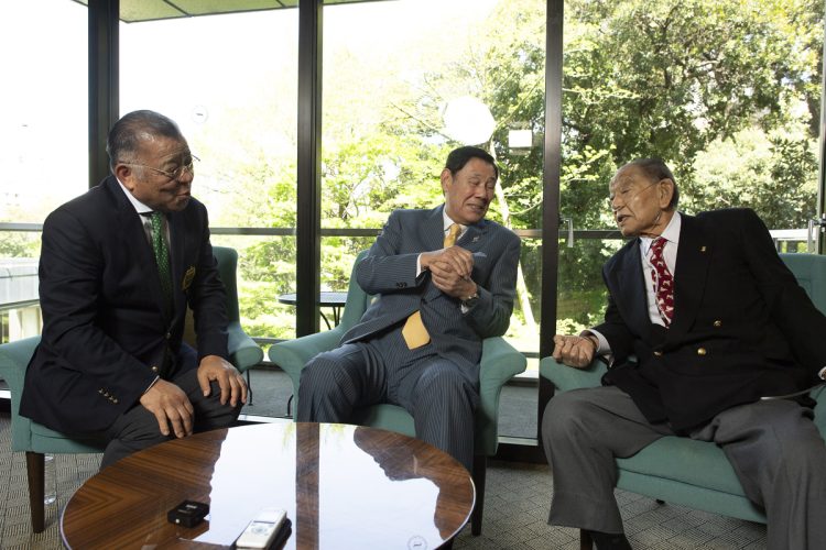 今年の阪神をどう見る？（左から掛布雅之、田淵幸一、江夏豊）