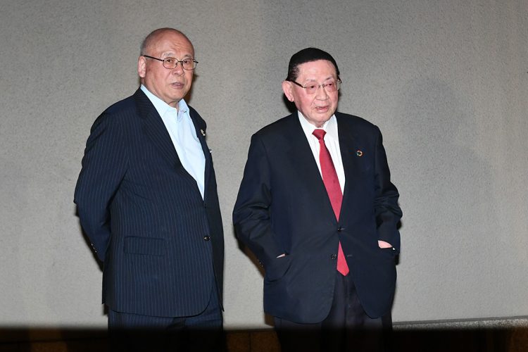 武部勤・元幹事長、山崎拓・元幹事長