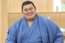 史上最速優勝を果たした大の里（時事通信フォト）