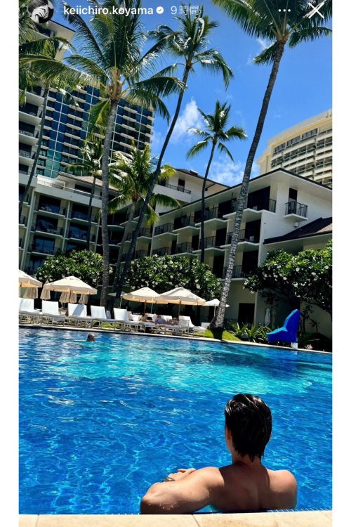 ハワイのプール（Instagramより）