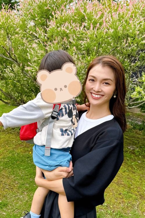 2021年に第一子を出産した福田典子アナ（本人のインスタグラムより）