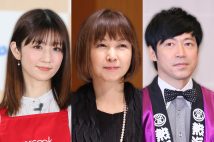 （左から）小倉優子、麻木久仁子、東貴博