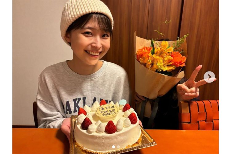 療養中のなか迎えた27歳の誕生日（本人のインスタグラムより）