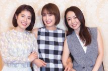 バラエティ番組への愛を語り合う（左から神田愛花、中村仁美、宮崎宣子）