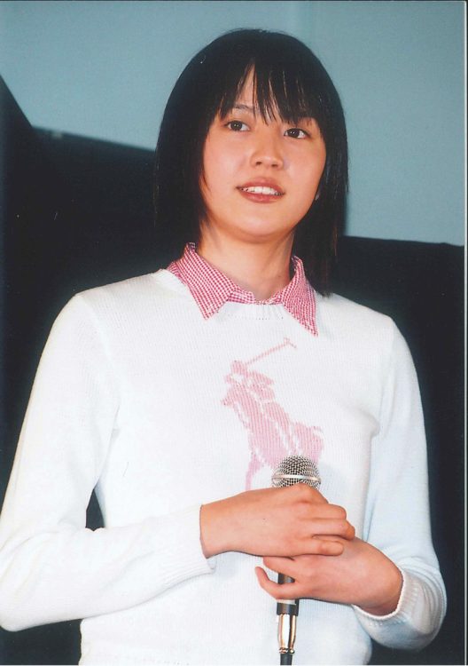 長澤まさみ（2002年、早稲田大）