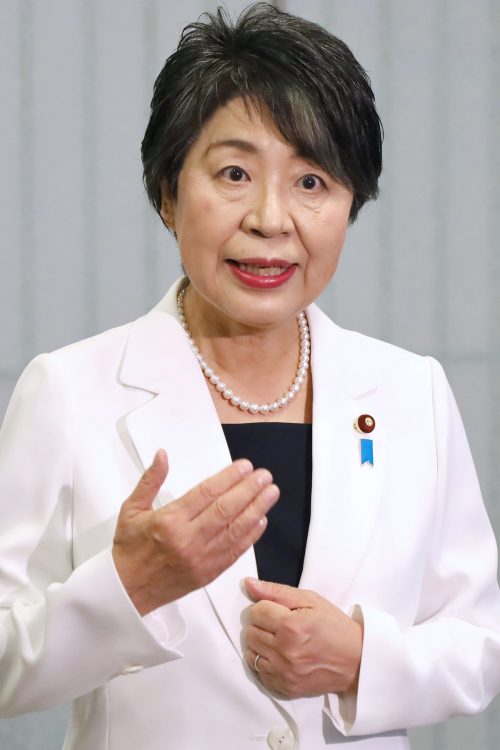 初の女性首相誕生となるか（時事通信フォト）