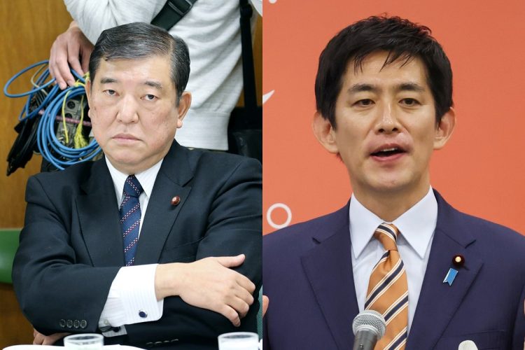 財務省の路線と合う候補者も（左から石破茂氏、小林鷹之氏／時事通信フォト）