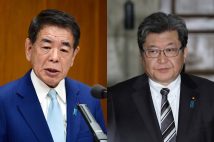 裏金＆旧統一教会問題で話題になった下村博文氏（左）と萩生田光一氏（時事通信フォト）