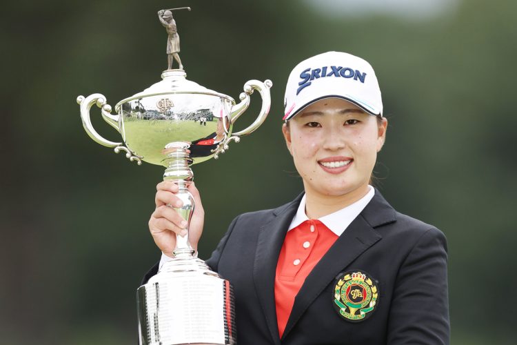 「日本女子オープン」で優勝した竹田麗央（時事通信フォト）