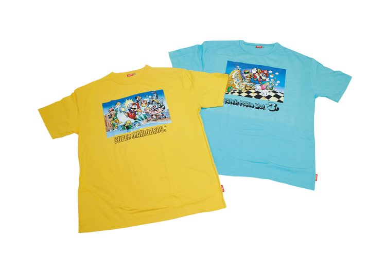 スーパーマリオブラザーズTシャツ各6600円