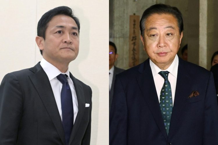 野党結集が一向に進まない事情を小沢一郎・衆院議員はどう見る（左から玉木雄一郎氏、野田佳彦氏／時事通信フォト）