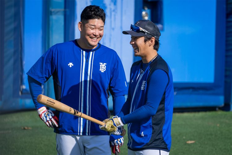 親密さが窺える（撮影/藤岡雅樹）